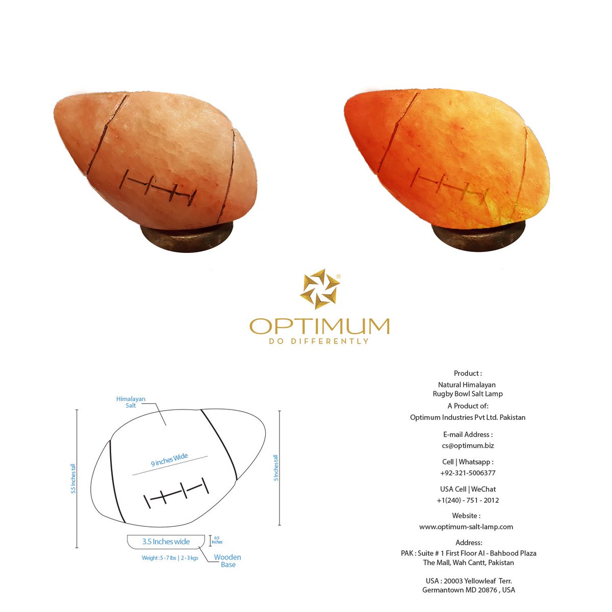 OptimumSalt's tweet photo. Natural Himalayan Salt Rugby Ball Lamp (2 - 3 kgs | 5 - 7 lbs)

#Natural #himalayansalt #salt #rugby #rugbyball #sports #americanfootball #football #athlete #cute #love #happy #sun #homedecor #girl #tweegram #summer #home #productdesign #artporn  #lightingporn #art #design https://t.co/R0gjCM0Bx9