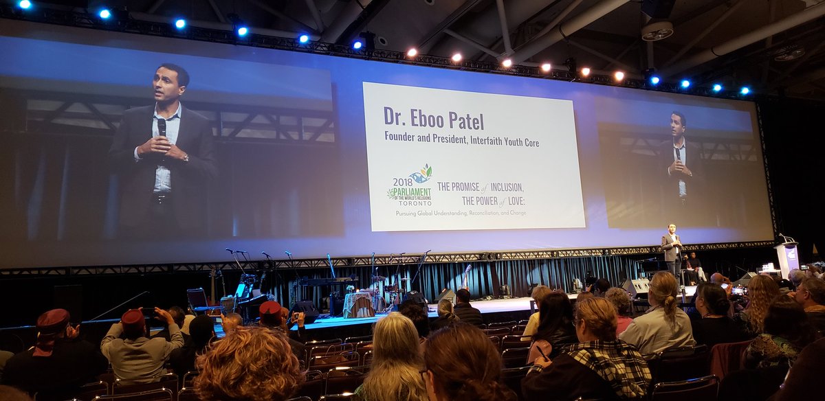 seamickaz's tweet image. Tonight's @NextGenPoWR Plenary at #2018PoWR was so inspiring! Thanks to all involved, including @SaraRahim, @khan4council, &amp;amp; @EbooPatel. As a fan of @ifyc, I was grateful to see Dr. Patel twice today @InterfaithWorld! The session with Sara &amp;amp; @VictorKazanjian was also excellent!