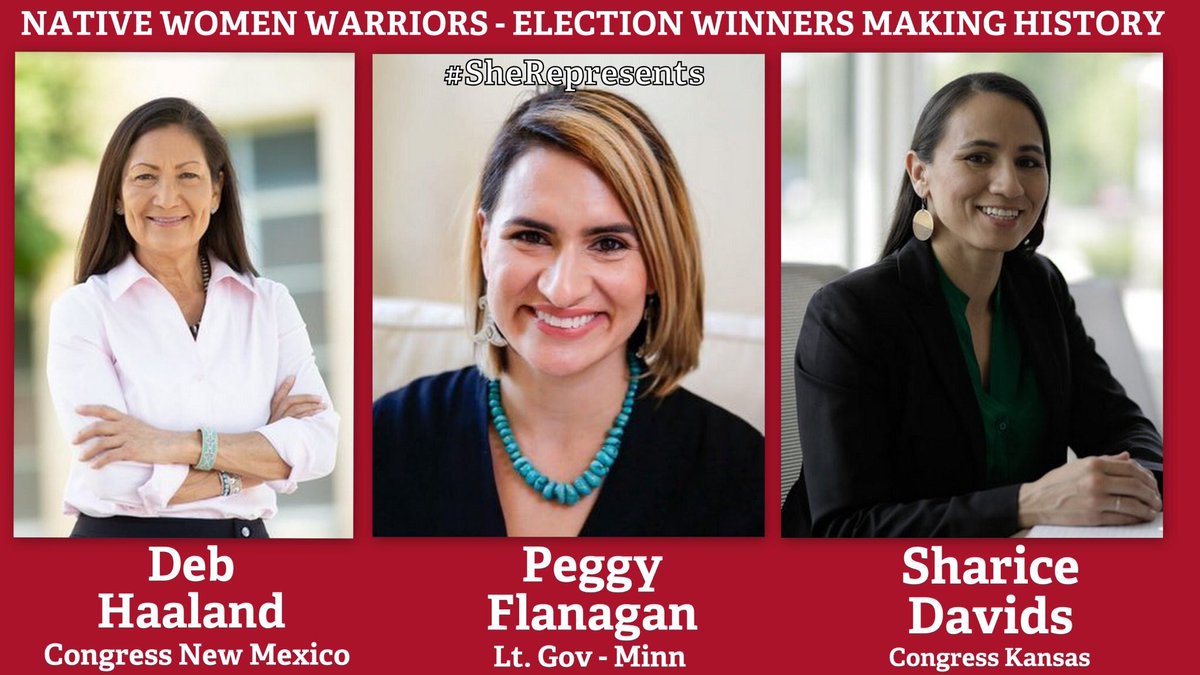 MaxFineDay's tweet image. I’m not much for American politics. But it’s incredible to see 3 #Indigenous women elected tonight, firsts in US history.

#NativeTwitter knows this, but you’d be pressed to find harder workers than Indigenous women. Tonight, they’ve shown this. #NativeVote18 #Midterm2018