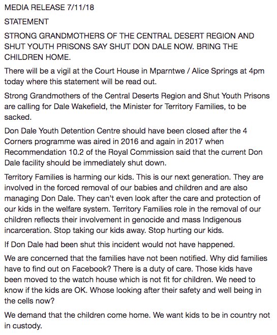 paddygibson's tweet image. Shut Don Dale. Bring the kids home now!