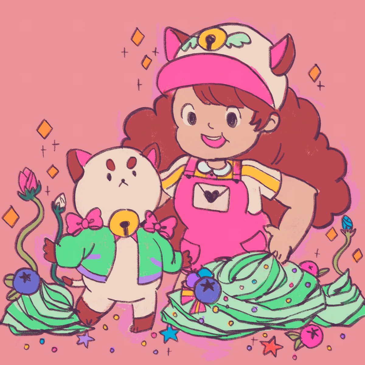 「bee and puppycat 」|もくれん🌷のイラスト