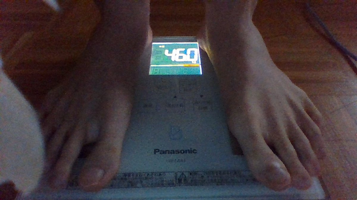 TreeWatering's tweet image. 2日目　46.0kg 　#デブエット　#ダイエット　#太る　#ガリガリ　#デブ