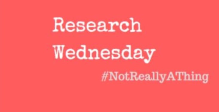 #ResearchWednesday #NotReallyAThing says @RenzaS - it’s #TotallyAThing at @ACBRD - plus #ResearchMonday #ResearchTuesday #ResearchThursday & #ResearchFriday 😂