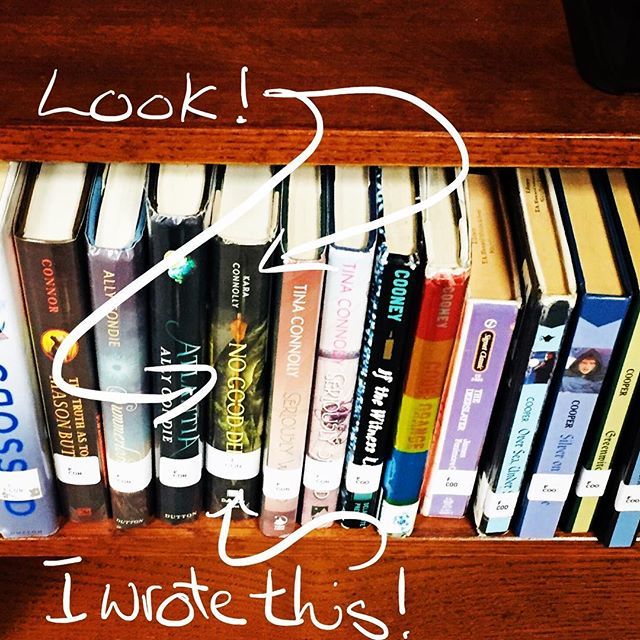 Waiting for Mom to finish her ballot (polling was in a school library), I see this. I legit squealed. Then I sneaked a snap. (Shhh. Don’t tell.) ift.tt/2DrOV6S