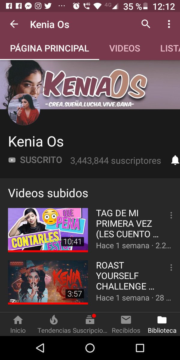 herealejandraa's tweet photo. @SoyKeniaOs me desepecionaste, mira cuántos suscribtores ya perdiste c: https://t.co/DPyTuoIIsh