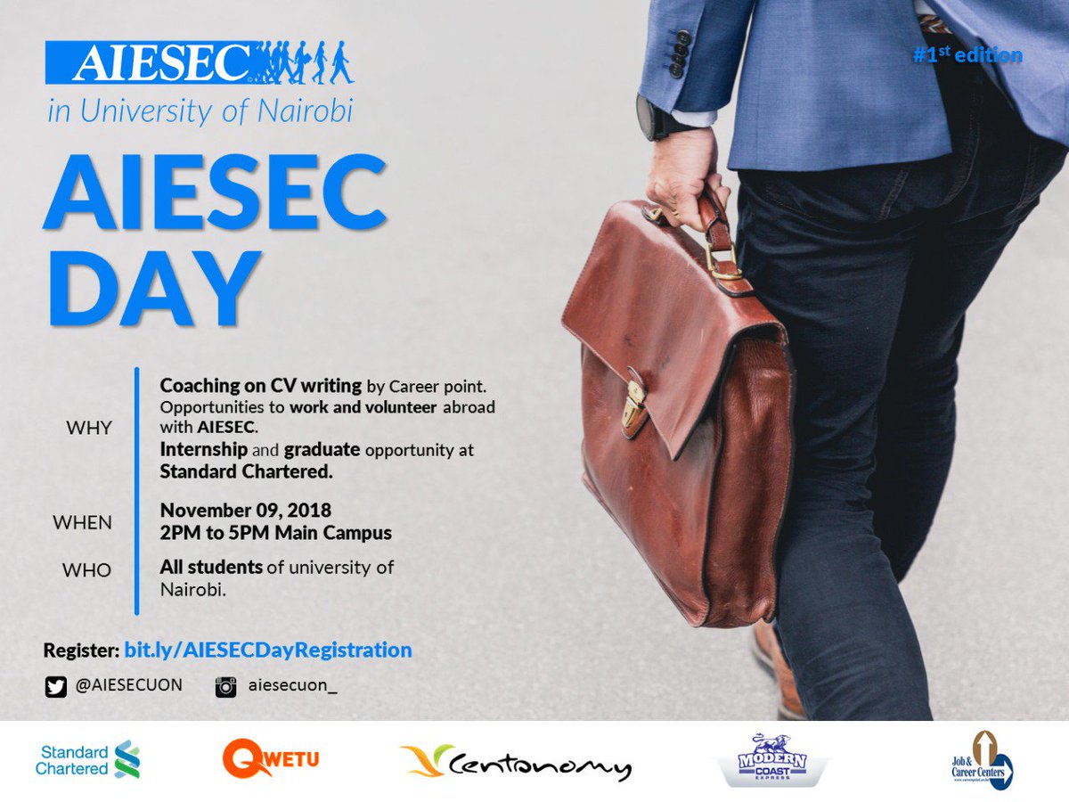 AIESECUON's tweet photo. No Friday plan?😣
Yes Friday plan but that one's not shikaing?😭
Well, what are you ngojaing?
 Kuja for this one and we guarantee you AIESEC UON will have you dundaing one step closer to your dreams.
#AiesecDay 
#Dundaing https://t.co/2Ppx8fktqB