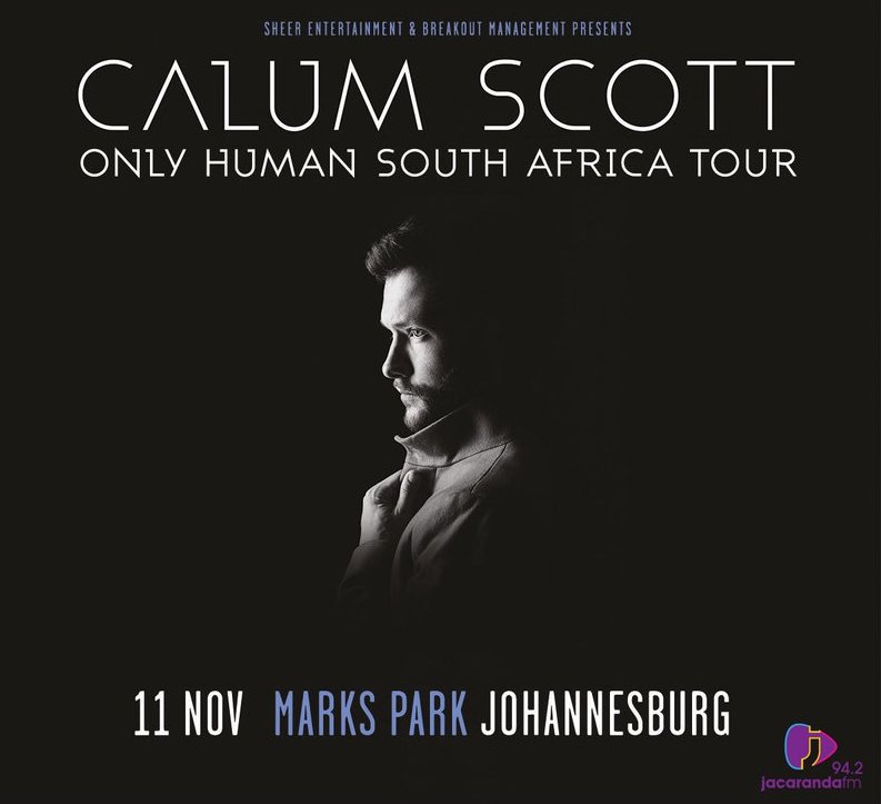 JacaBreakfast's tweet photo. WIN a double ticket to see @calumscott live in Johannesburg as well as an exclusive meet and greet! Use the hashtag #JacaBreakfast https://t.co/MS559Kyx0E