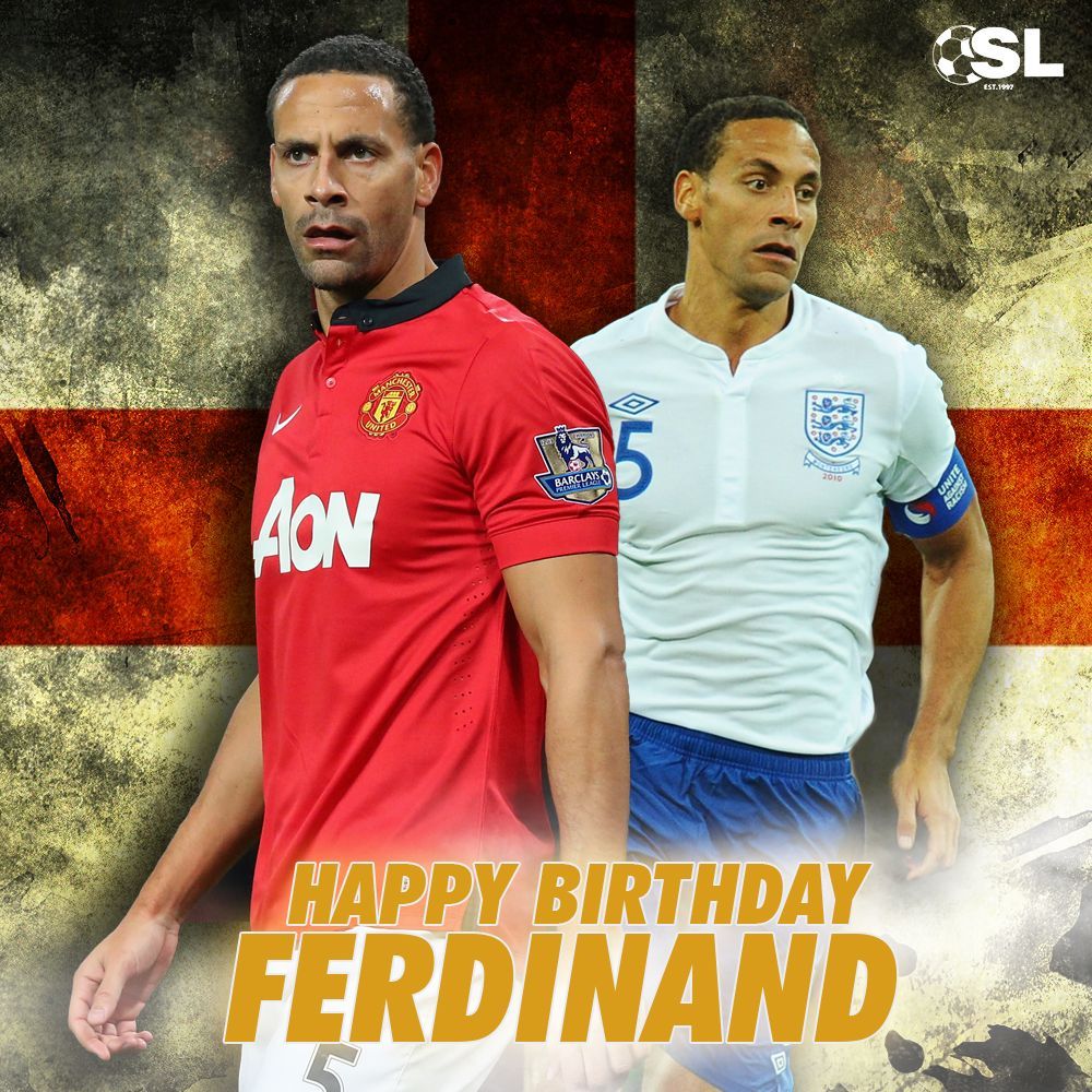  | Happy Birthday to former Manchester United defender, Rio Ferdinand! 