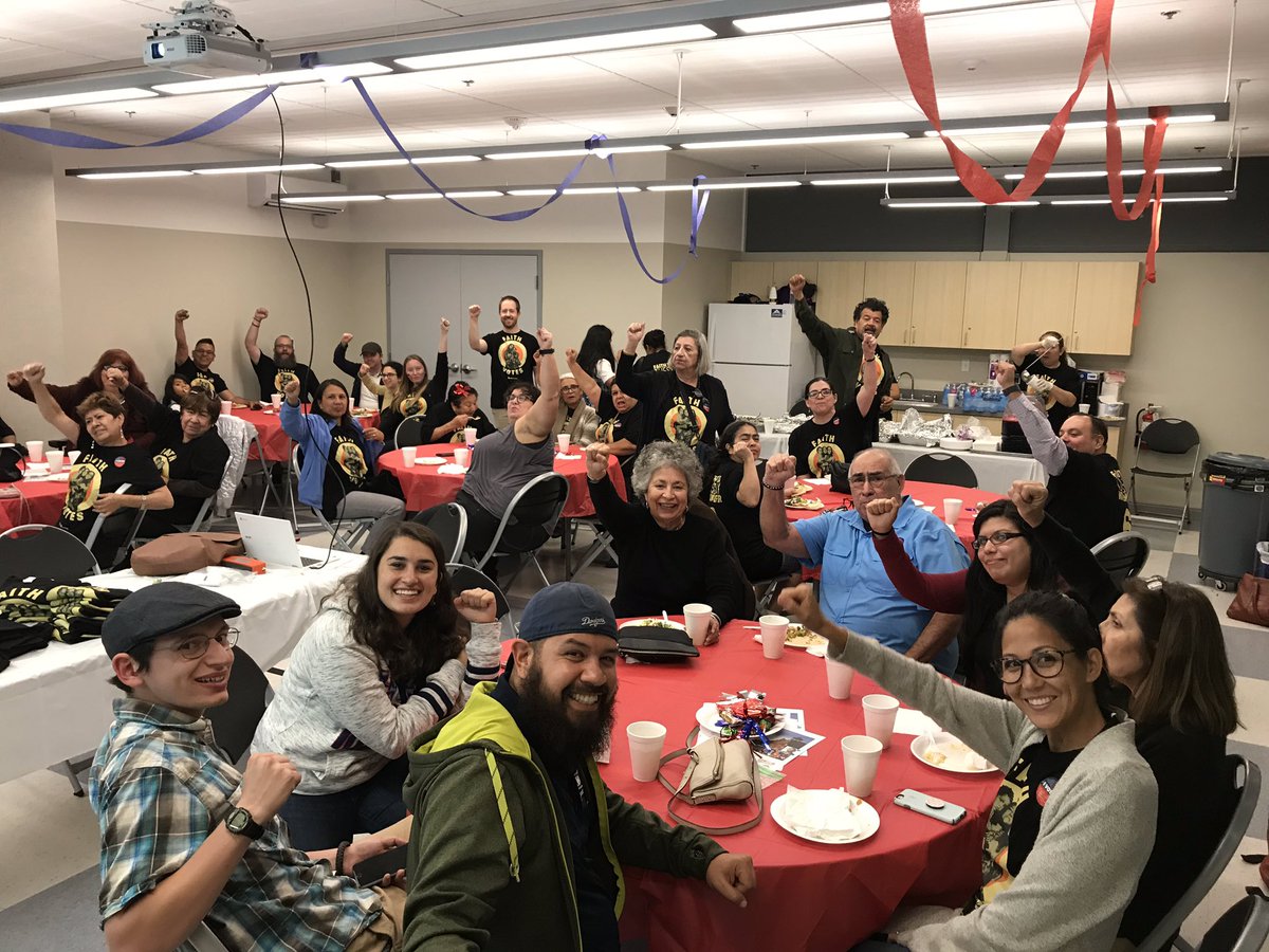 VICTORY on #NoOn5, saving $2 billion per year for our children’s schools &amp; communities! Celebrating all the amazing <a href="/PICOcalifornia/">PICO California</a> clergy &amp; community leaders <a href="/LA_Voice/">LA Voice</a> election night party. Tonight we took a big step towards making housing a universal human right #FaithVotesCA