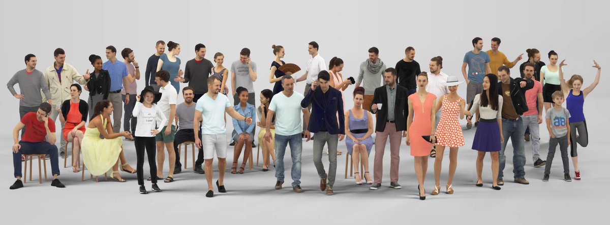 We've just released 60 new jovial MIDGROUND characters in 6 very affordable collections! bit.ly/2GwjHIR
 #3dpeople #Vray #3dhumans #3dentourage #Gobotree #casualpeople #3drender #sportspeople #archivz #sittingpeople #3dcafescenes