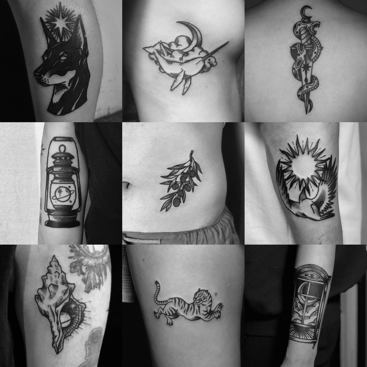 달 별 왕관 주스 잉크 지속 방수 임시 문신 스티커, 작은 활 총 꽃 가짜 문신 바디 아트, 여성 남성 팔 / 타투 \u0026 바디아트, image size:1200x1200