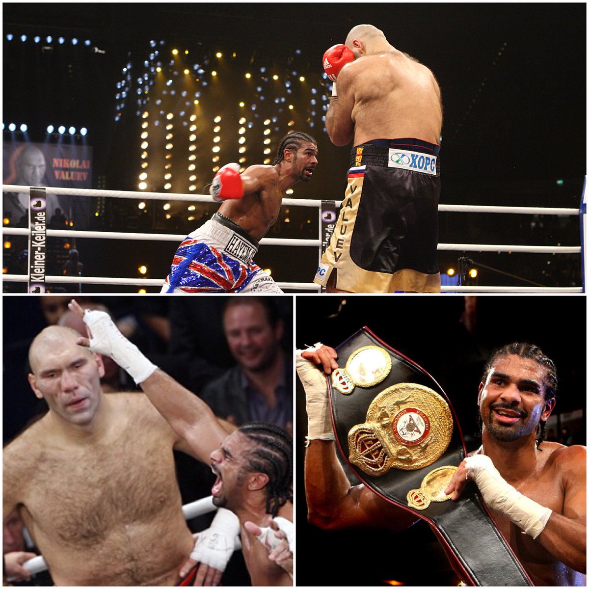 9 years ago today David @mrdavidhaye dethroned Nikolai Valuev to become the WBA Heavyweight Champion of The World! 

Was you a fan of Haye version 1?
#DavidHaye #HayeValuev #heavyweightboxing #boxing