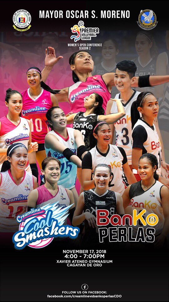 ccsvsbps_CDO's tweet image. Catch them live in action on November 17, 2018 at Xavier University Gymnasium | 4pm 

For more details, dm us or message us on our fb page: m.facebook.com/creamlinevsban…