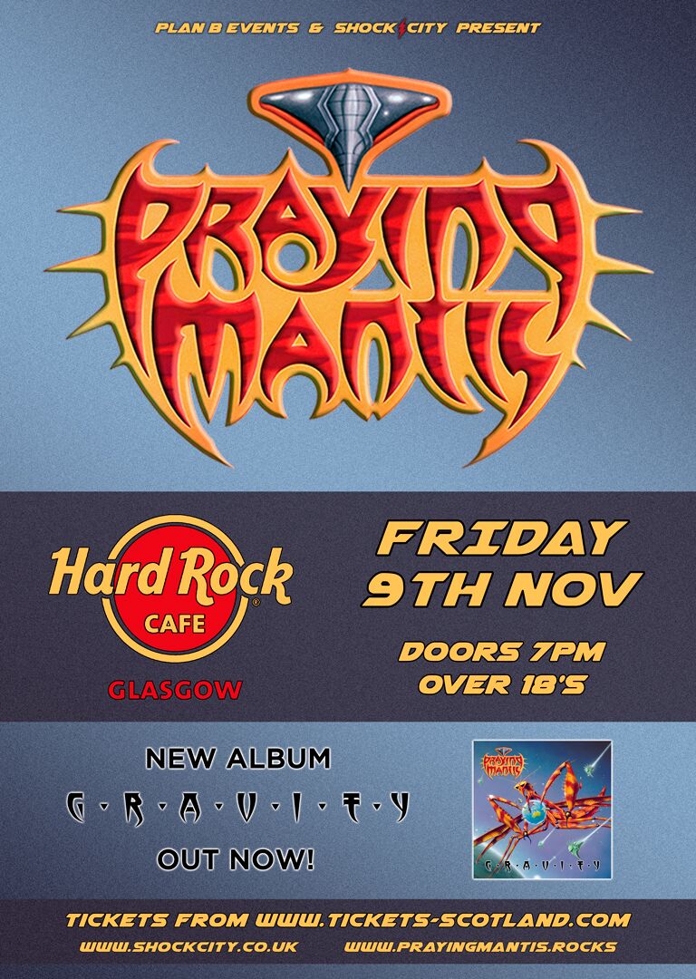 Praying Mantis | Friday 9th November | Glasgow conta.cc/2QkuvzE