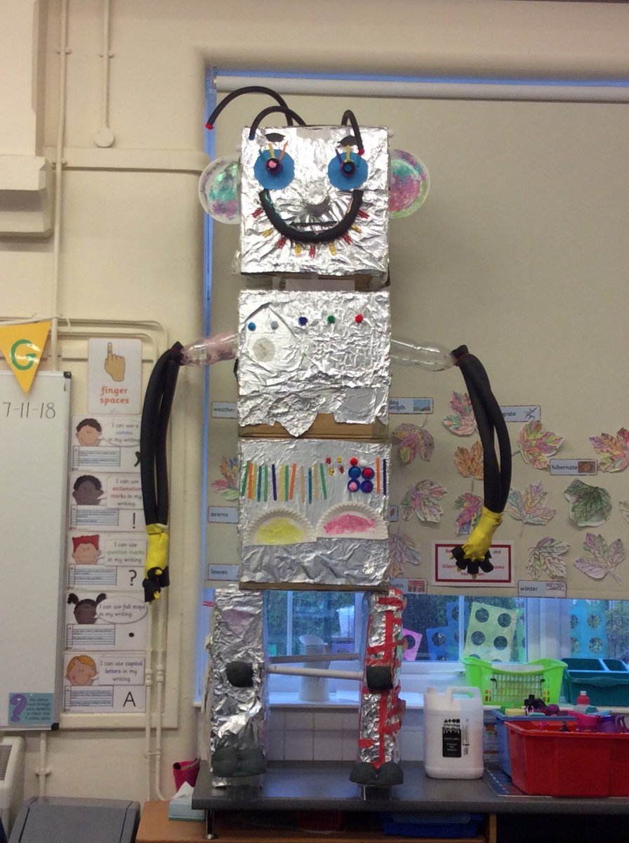 Take a look at Class 2’s amazing robot they’ve created as part of their new topic. We can’t wait to see what else they create!