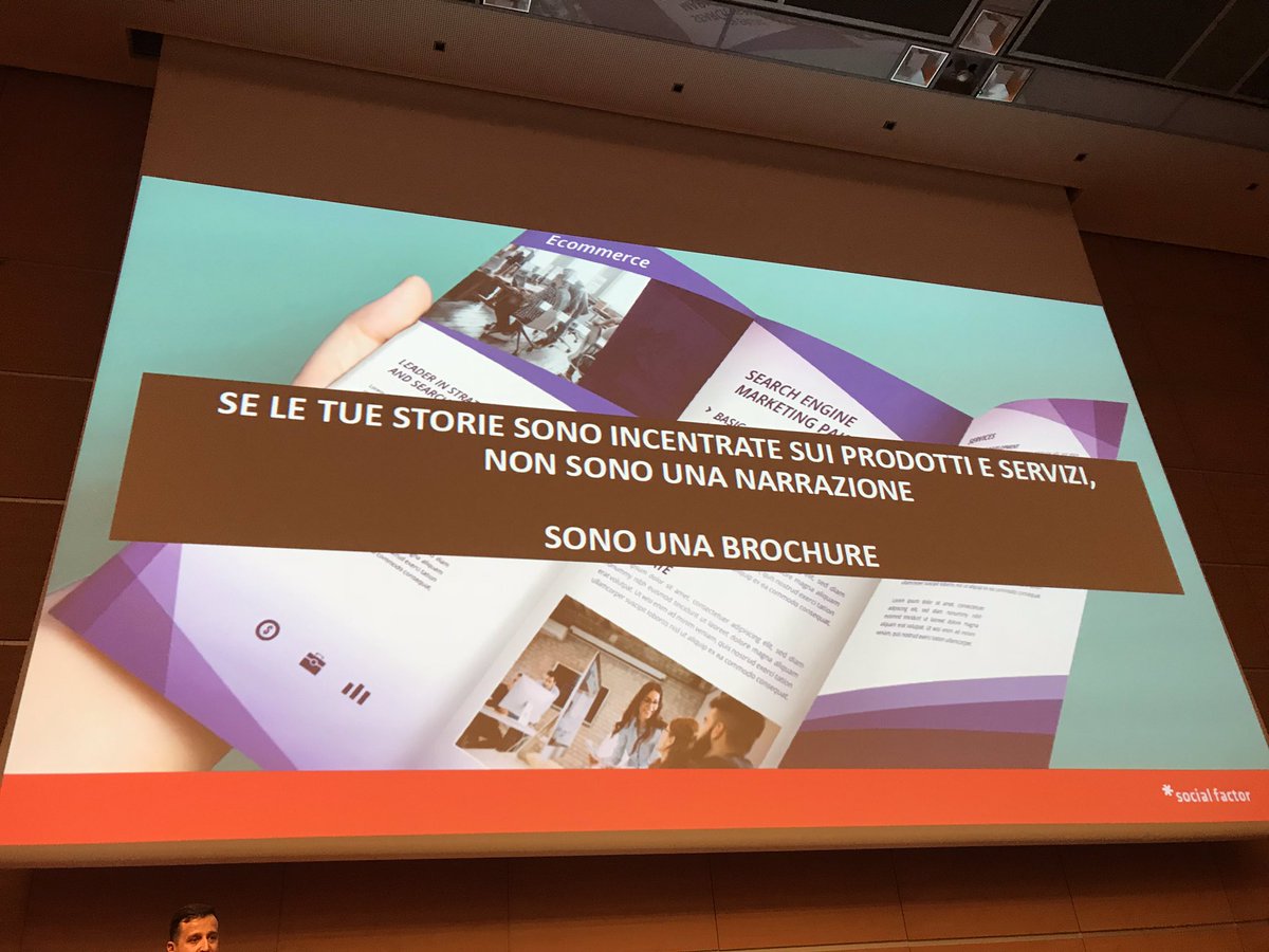 carminik's tweet photo. Se le tue storie sono incentrate sui prodotti e servizi, non sono una narrazione ma una brochure.

#SMStrategies #storytelling https://t.co/Sb93s5EmSs
