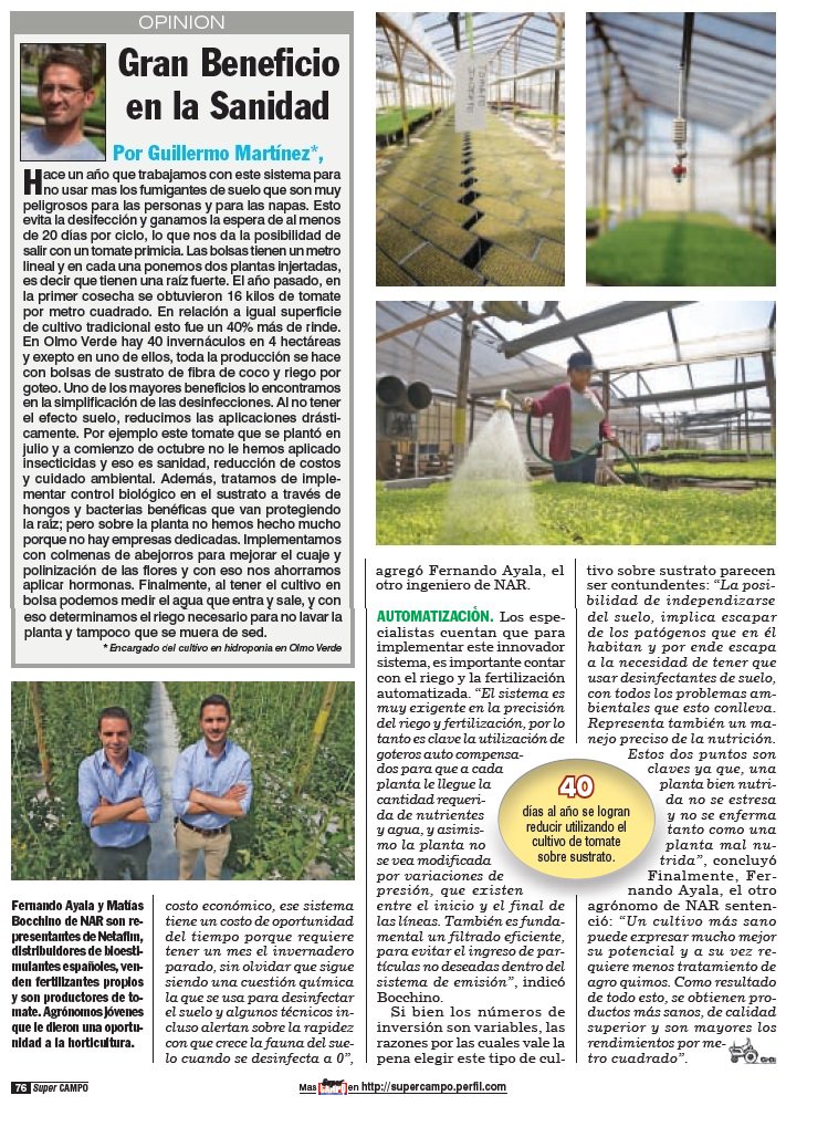 Netafim Argentina SA (@netafimarg) on Twitter photo #Entrevista en la #revista <a href="/SuperCampoTW/">Super Campo</a> con nota de <a href="/lolarodriguez/">María Lorena Rodríguez</a> a <a href="/Netafimarg/">Netafim Argentina SA</a> y #NARSAS #Entrevista en la #revista <a href="/SuperCampoTW/">Super Campo</a> con nota de <a href="/lolarodriguez/">María Lorena Rodríguez</a> a <a href="/Netafimarg/">Netafim Argentina SA</a> y #NARSAS