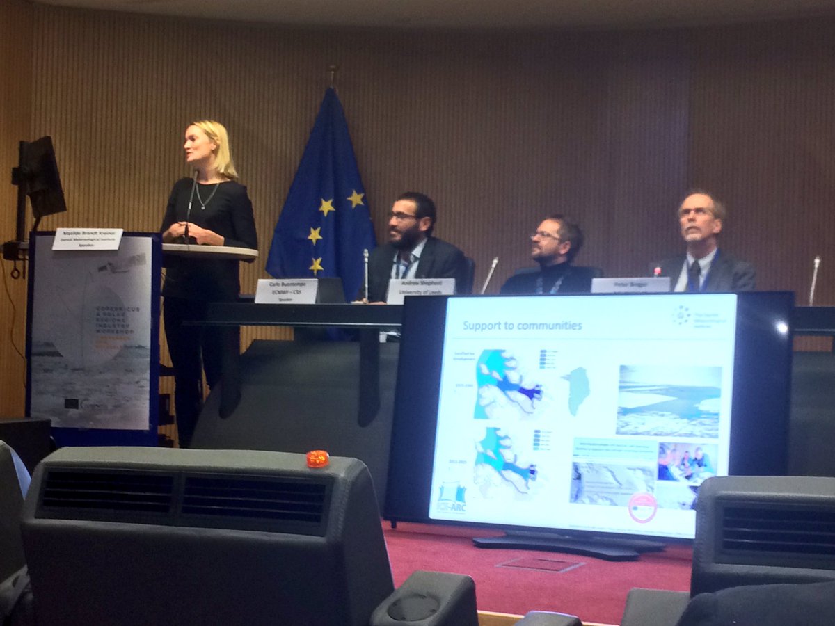 Results from #DMI work with #Greenlandic communities presented by Matilda Brandt Kreiner at #Copernicus4Arctic workshop. Good to see dissemination of results continue after project end!