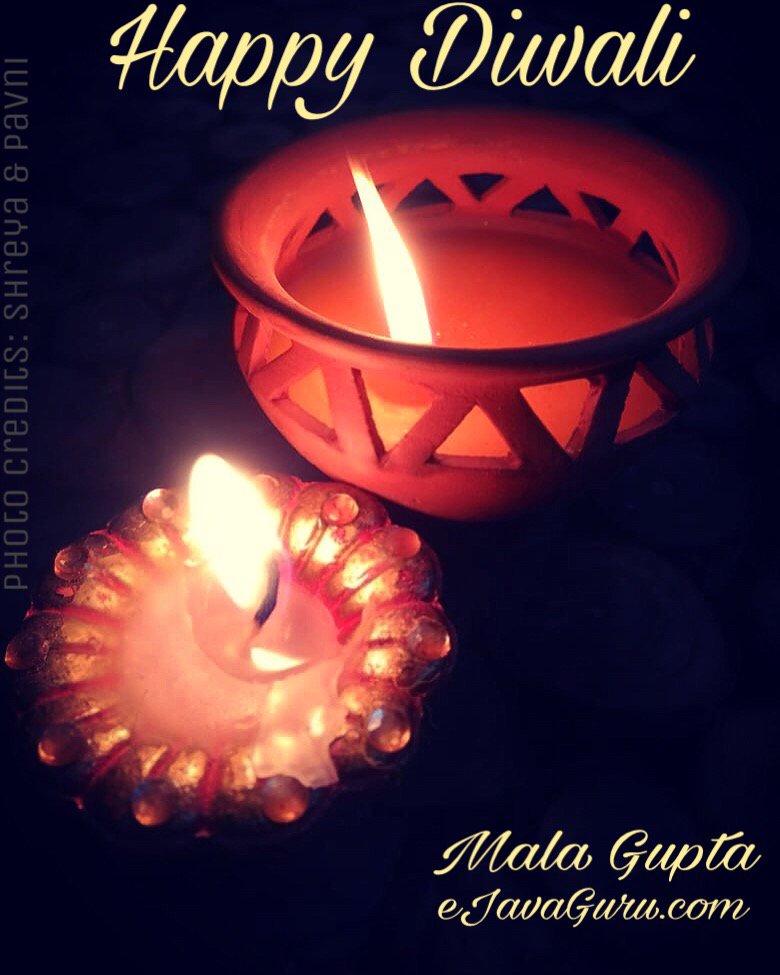 eMalaGupta's tweet image. Wishing happiness to everyone on Diwali - the festival of lights!

#womenintech #eJavaGuru