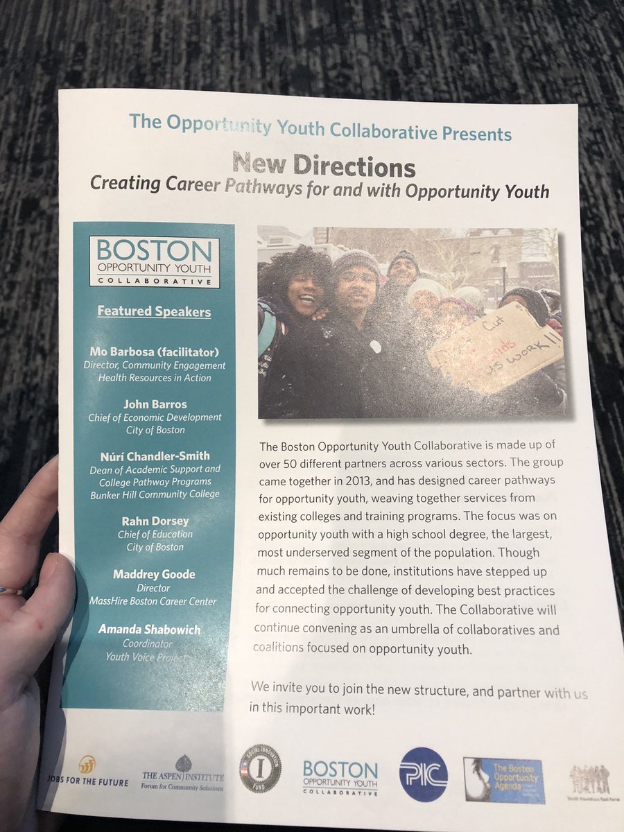 #OpportunityYouth <a href="/BostonOYC/">Boston OYC</a>