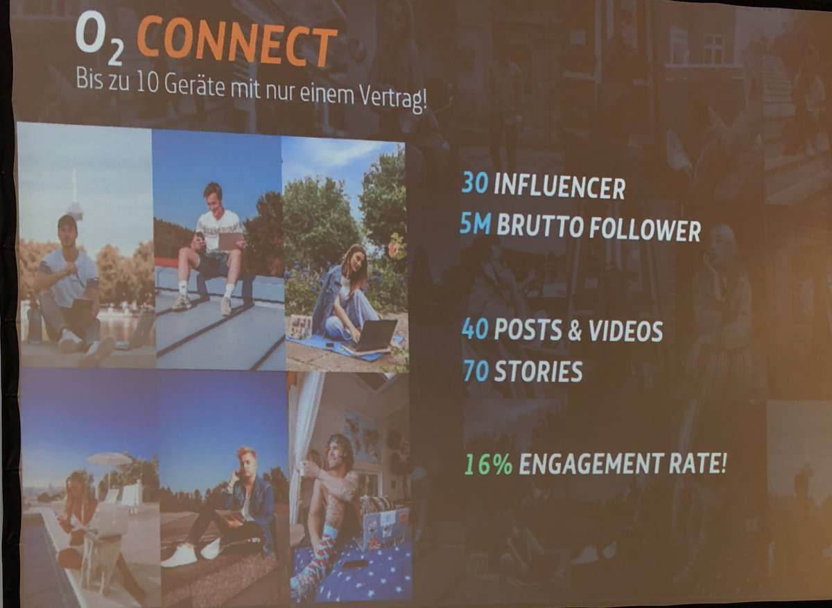 Bestcase Influencerkampagne:  ➡️ Komplexes technisches  o2-Produkt mit 16 % Engagement #imf18 #InfluencerRelations #engagement