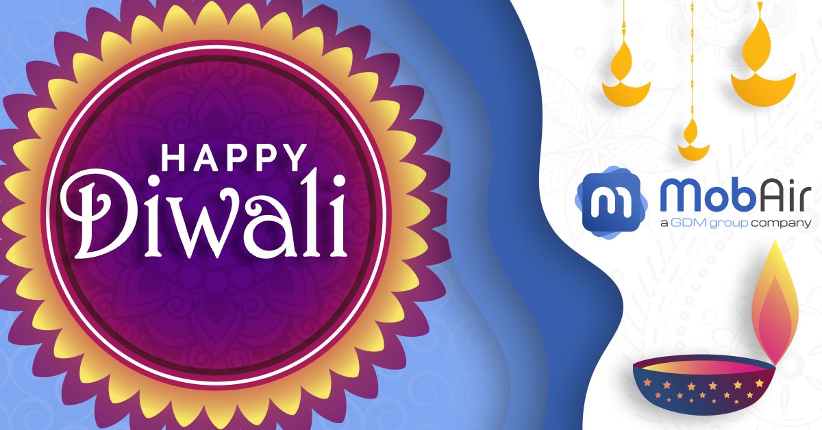Happy #Diwali from the MobAir family!
May all the wonderful glow of this day fill your heart and your home!
#mobilemarketing #monetization