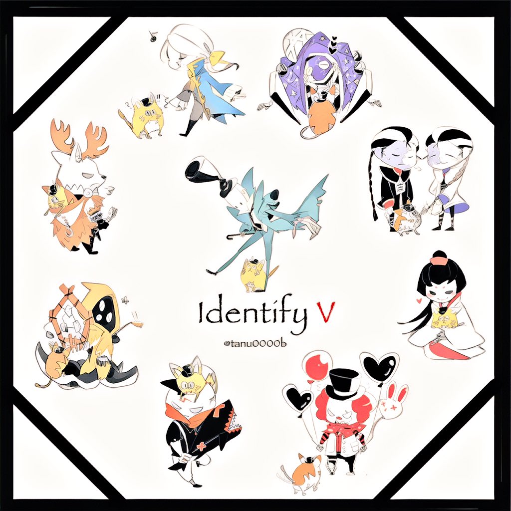 たぬき お休みが欲しい Identifyvイラスト 第五人格イラスト 第五人格 ハンターとひげさん٩ W و わー途中さぼったから時間かかったけど完成しました٩ ᐛ و 1番描きやすいのはリッパーだわ ハンター描く人増えます様に T Co