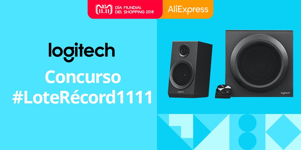 AliExpressES's tweet photo. Más y más! El 7 del #LoteRecord1111 Altavoces #Logitech para un sonido envolveinteiiirr
a) RT del post
b) Menciona a un amigo y di qué sonido reproduciría sin parar
c) Usa #LoteRécord1111 
Y síguenos, que no se olvide!
https://t.co/H0EQhYycVA   
Habrá un ganador para la final 😏 https://t.co/fAXpJorjg3