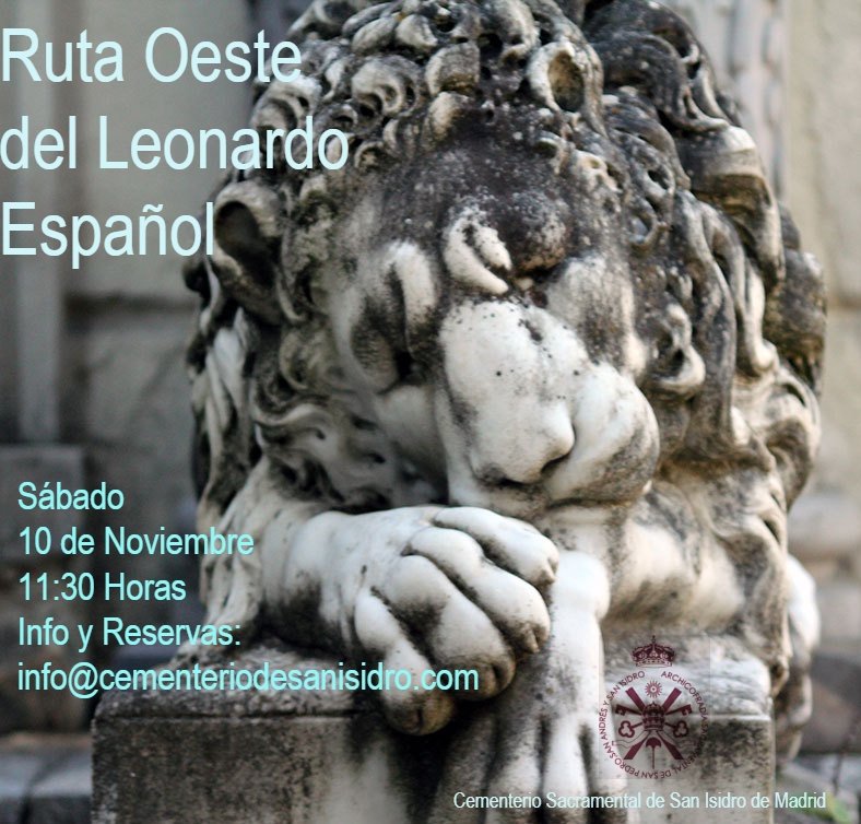 CemSanIsidro's tweet image. El sábado nos vamos de paseo. Haremos nuestra ruta Oeste o del Leonardo Español. #Arte #Planes #Historia #escultura #Historia