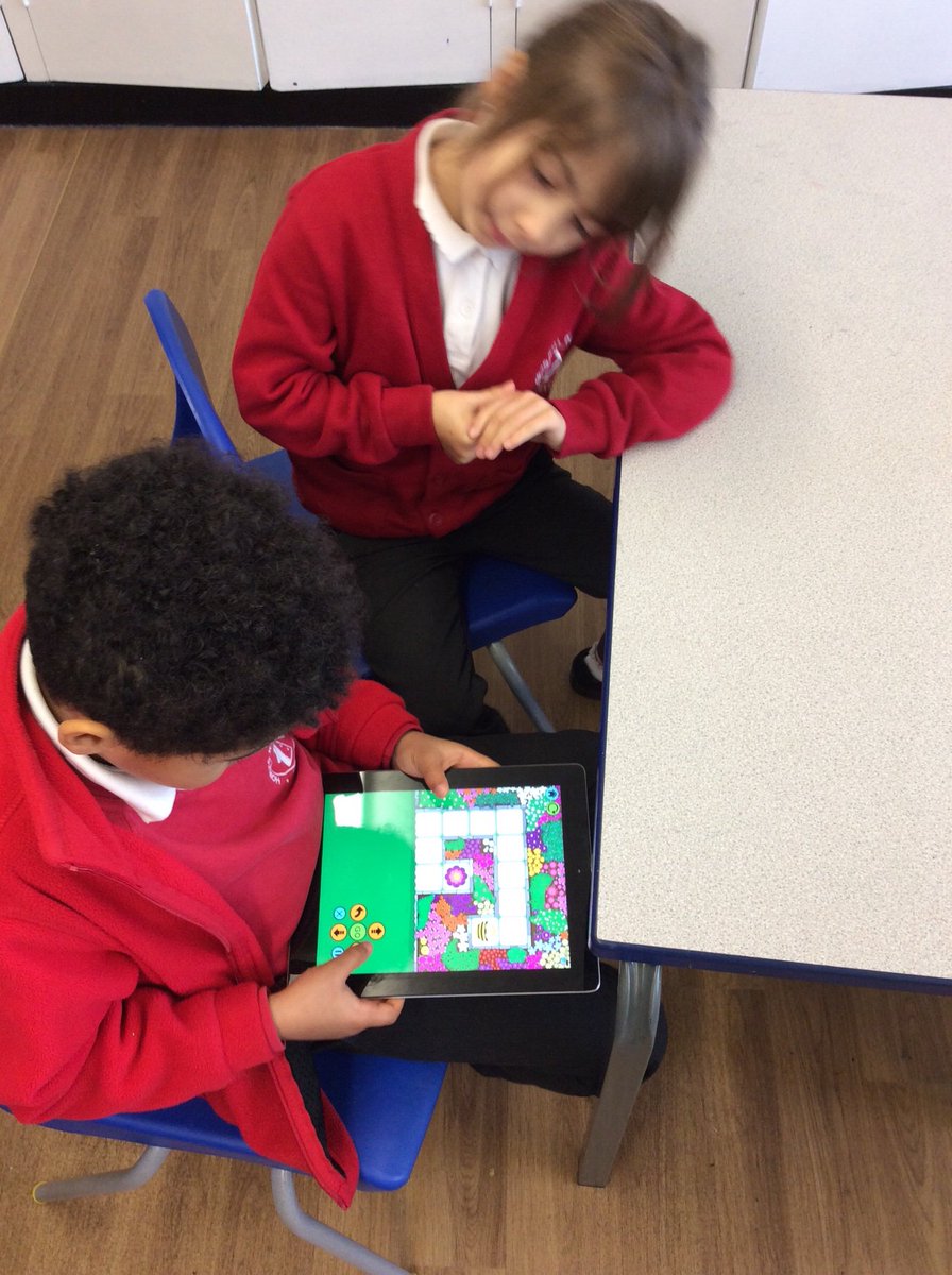 HMillSchool's tweet image. Team 2 are enjoying learning how to programme, instruct and then debug a robot’s instructions!#collaboration #funcoding