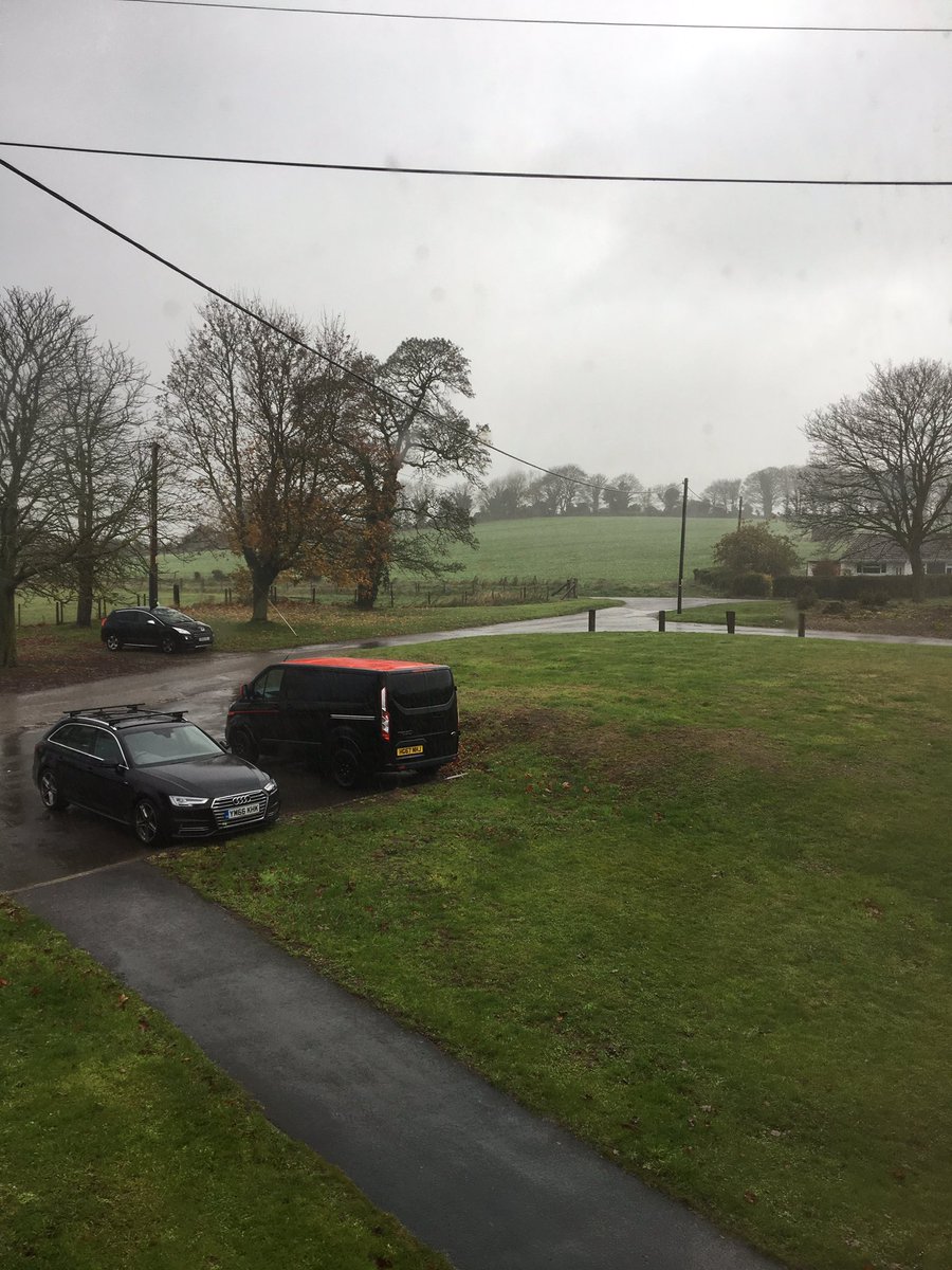 TimC10's tweet image. Proper rain at @Gleadells southern office. Summer is officially over.