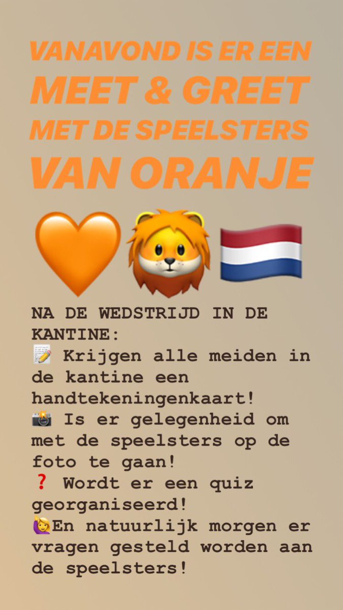 DETOVrouwen's tweet photo. Heb jij altijd al is de speelsters van het Nederlands elftal willen ontmoeten? Vanavond kan dat bij @vvDETO Na afloop van de wedstrijd NED 🇳🇱 - USA 🇱🇷 https://t.co/v8WzvAkHLL