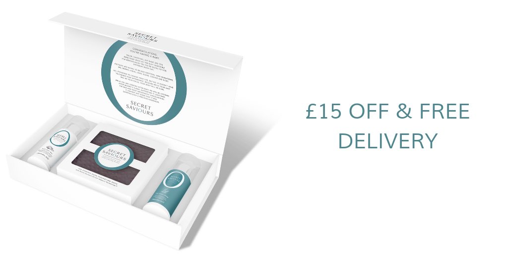 Secret_Saviours's tweet photo. Last chance to save £15 and get free delivery on our award-winning Stretch Mark Prevention Kits - offer ends at midnight! Order now: https://t.co/8woTygG5xx #saynotostretchmarks https://t.co/wBD2tHEYZO