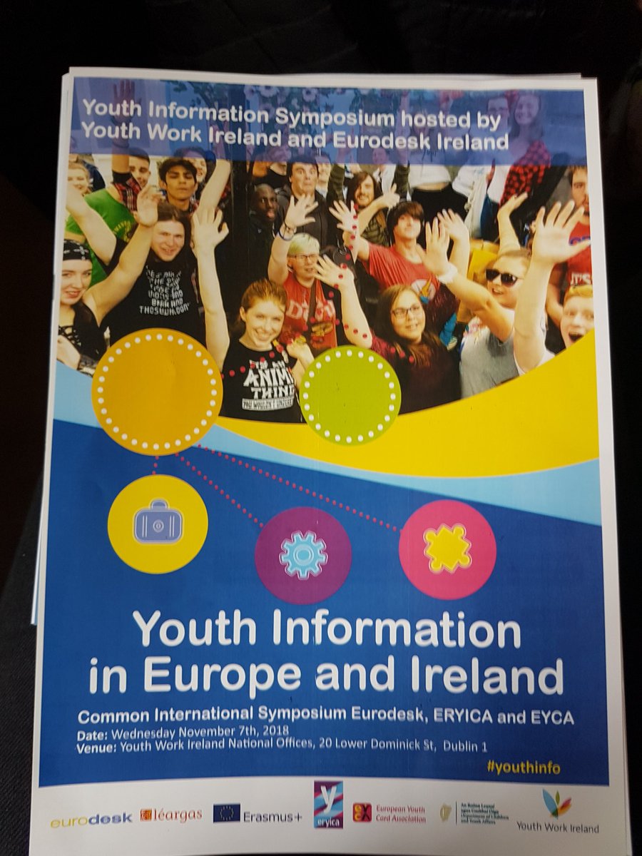 Attending the Youth Information in Europe and Ireland today Youth Work Ireland National Office #youthinfo #youthwork @ywigalway