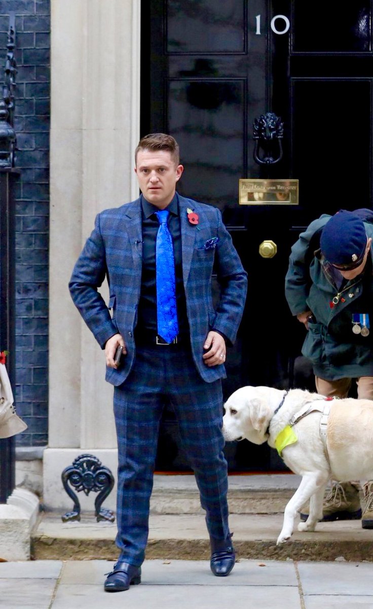 I may not agree with everything Tommy Robinson says, but I will defend to the death his right to turn to number 10 dressed in every item of the 2003 Next sale.