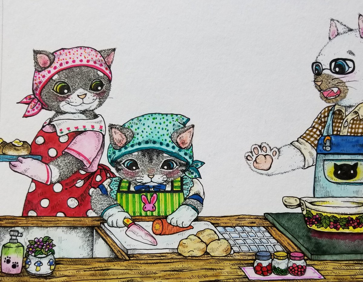 くまこ 絵本描いてます 子猫のおつかい 仮題 子猫ちゃんの初めての料理です お母さんは よしよし こんな時はお父さんの方が以外と心配する気がします 猫なので玉葱なしです いつも皆様ありがとうございます 絵本 えほん 手書き くまこ 絵本描いてます 子猫のおつかい 仮題 子猫ちゃんの初めての料理です お母さんは よしよし こんな時はお父さんの方が以外と心配する気がします 猫なので玉葱なしです いつも皆様ありがとうございます 絵本 えほん 手書き