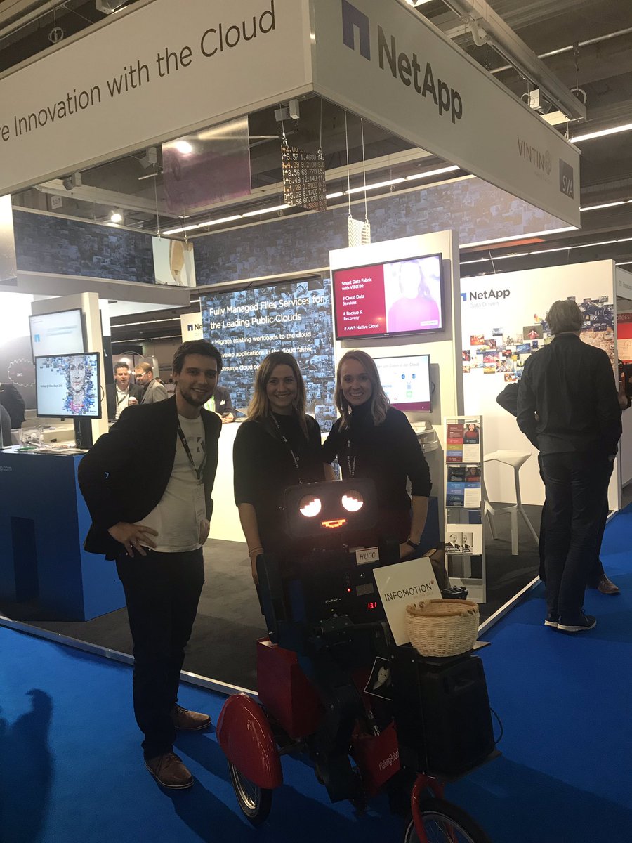 NetAppEMEA's tweet image. Join us at booth 620 @CloudExpoEurope for some #cloudtalks We’re rocking the booth with @VINTIN_GmbH and #datadriven #robotics