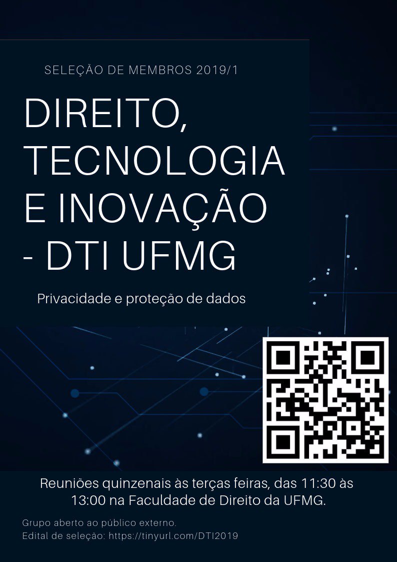 Pós - Direito/UFMG on X: Programa de Pós-graduação em Direito  Maio e  Junho – Ciclo de Seminários: A sociedade da informação em questão:  reflexões sobre o poder, o sujeito e o