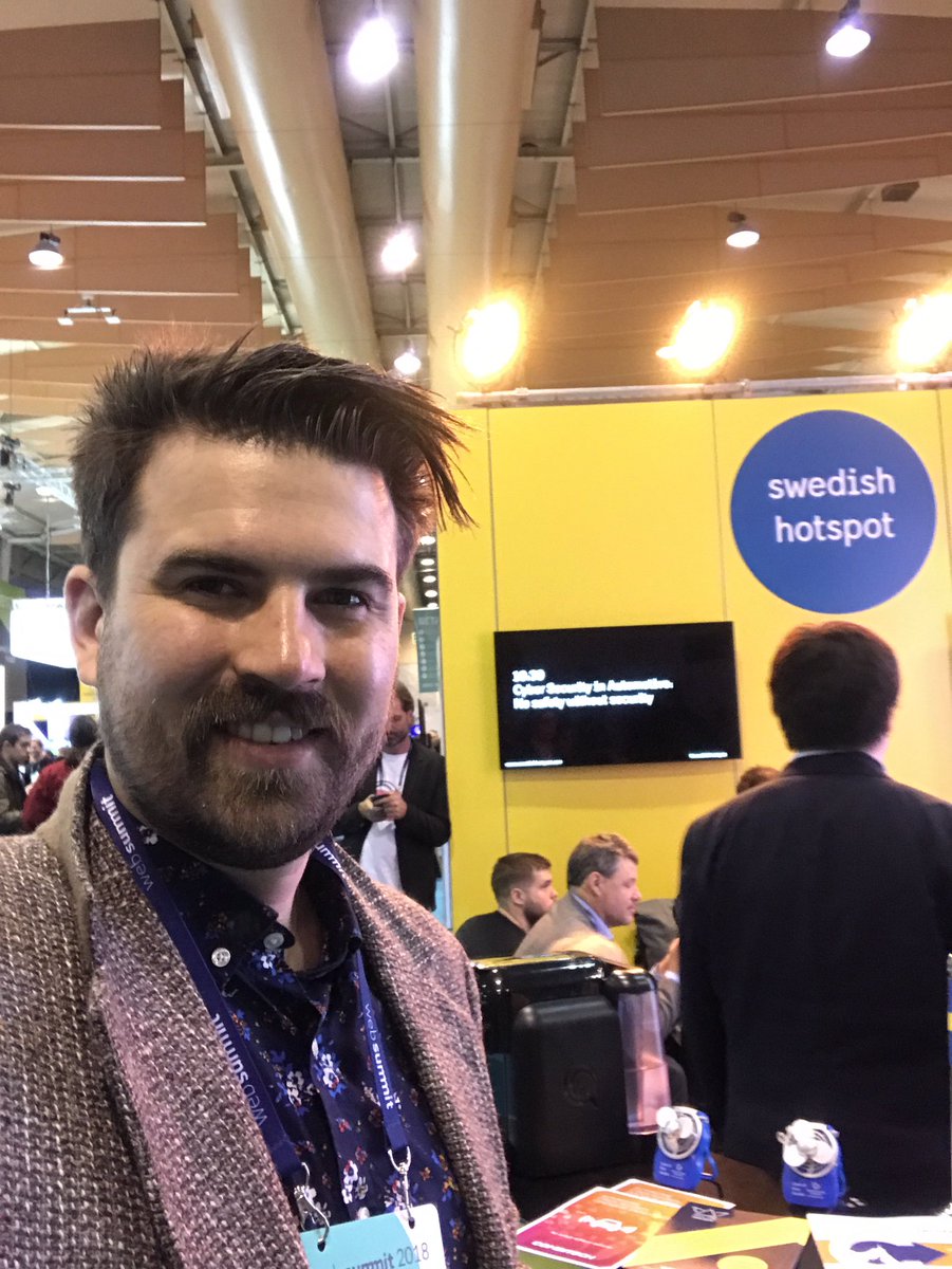 I will be part of a panel <a href="/WebSummit/">Web Summit</a> talking about Mobility Xlab together with <a href="/KatarinaBrud/">Katarina Brud</a> and Philip Wockatz from Volvo Group about the innovation space and how it helps <a href="/Zenuity/">Zenuity</a> at the <a href="/SwedishHotspot/">Swedish Hotspot</a> booth 14:15, in Pavillion 2, E234 #WebSummit2018 #swedishtech #makeitreal