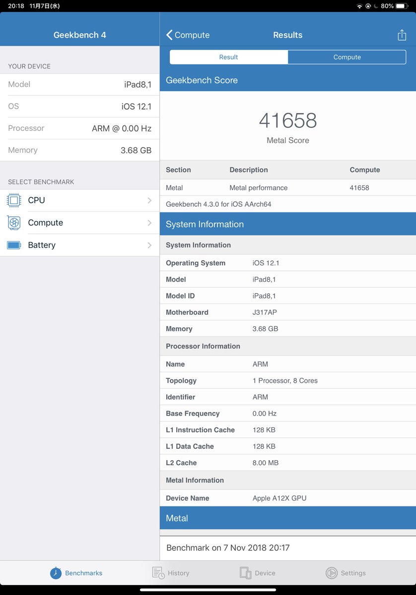 pcningen's tweet photo. ベンチスコアを測定。
#Geekbench4
#Antutu https://t.co/Szv6g17tAH