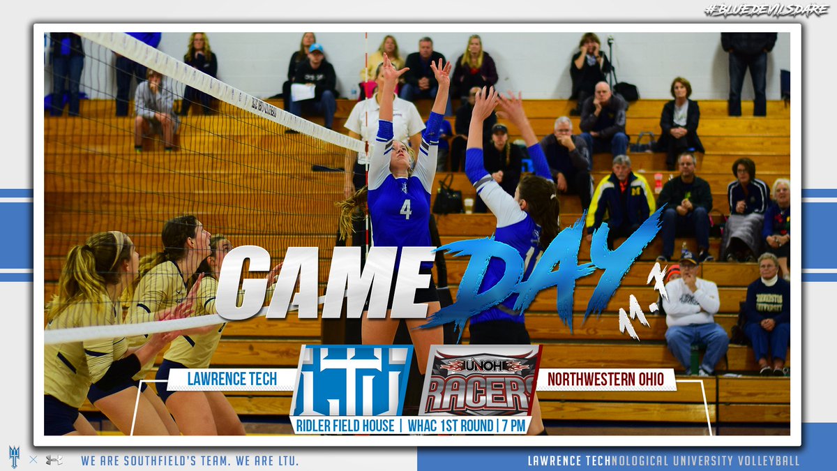 LTU_WVolleyball's tweet photo. IT'S TIME! The @LTU_WVolleyball team takes on @UNOHVolleyball in the 1st Round of the @WHACAthletics Tournament tonight at Ridler! Hope to see you there! #BlueDevilsDare

LIVE STATS: https://t.co/wMxJafiVk0
LIVE STREAM: https://t.co/hePz8urGDl https://t.co/ZqSJ55H09d