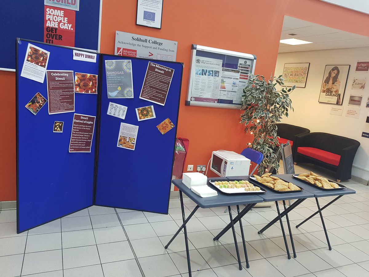 SolColHub's tweet photo. Happy Diwali to all our students at Solihull College &amp; University Centre #woodlands #blossomfield #stratford https://t.co/lKmSEuha9w