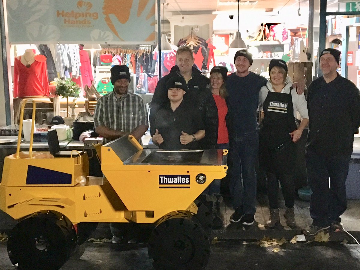 ExecHireShow's tweet photo. Executive Hire Show Exhibitor @ThwaitesDumpers host winter BBQ for Homeless Charity 
https://t.co/iKAod70c0w
#helpthehomeless #homelessness #charitytuesday #EHS19 https://t.co/5xqfAQ2vfd