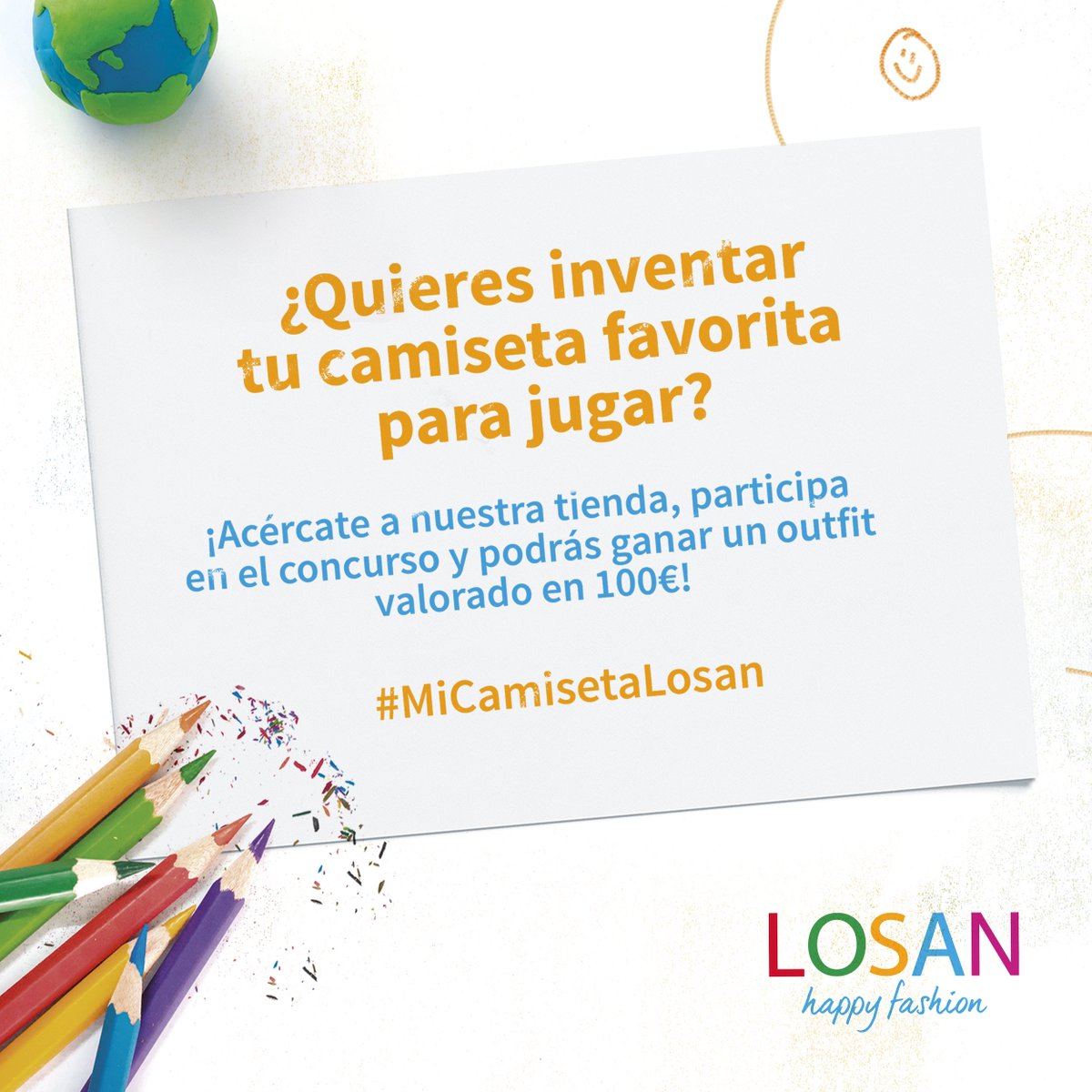 ¿Tienes en casa un creador en potencia? ¿Los más pequeños no paran de inventar cosas? Tenemos el concurso para que desarrollen todo su potencial. Informate en la web micamisetalosan.com #concurso #losan #micamisetalosan #happyfashion #losankids #modainfantil #camisetasmolonas