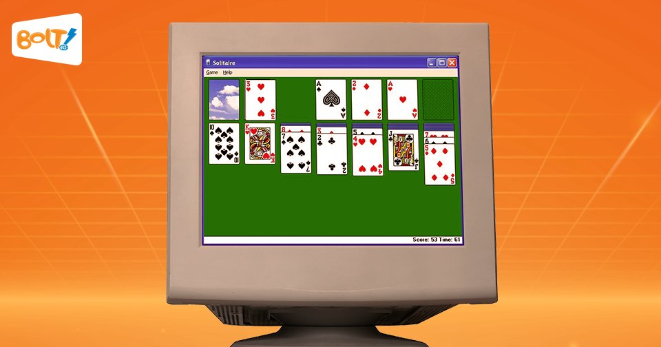 BOLTers masih ingat degnan game Solitaire? Atau masih mainin?
Ternyata game Solitaire diciptakan oleh Wes Cherry saat magang di Microsoft pada tahun 1988. #BOLTtech