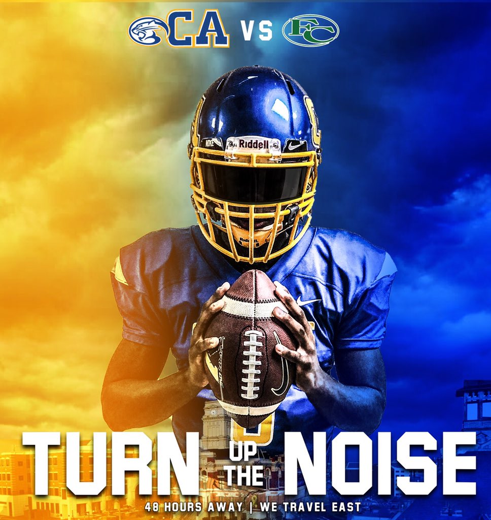 CAFootBall2018's tweet photo. We’re a little more than 48 hours away before we TURN UP THE NOISE! Join us as we head east to take on @FCScommanders this Friday night at 7!
#CtowntAkeover #Playoffs https://t.co/5waHHvZ4sF