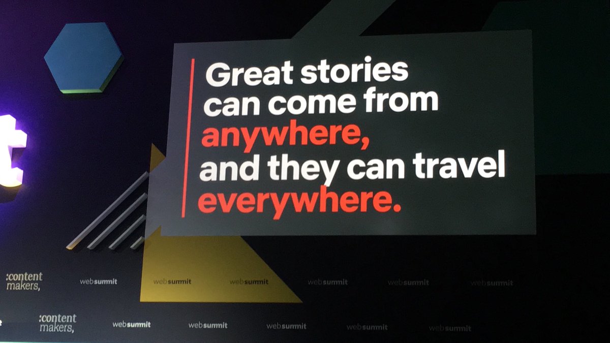 .<a href="/netflix/">Netflix</a> talk this morning! 
“We can open the world to new tales from diverse perspectives.” 

It’s incredible how much content they’re pushing out from all regions of the world. Got a sneak peek of some of their new produxtions including Dogs of Berlin #WebSummit