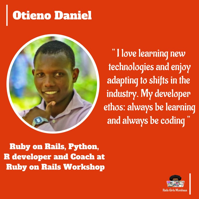 railsgirls_msa's tweet image. @danielotienoke has been a coach and a mentor for Rails Girls and @NairubyMsa for a long time.The ice-breaker ninja🔥,we are glad to have you once more!🕺💃
#CodingGems #RailsGirlsMsa