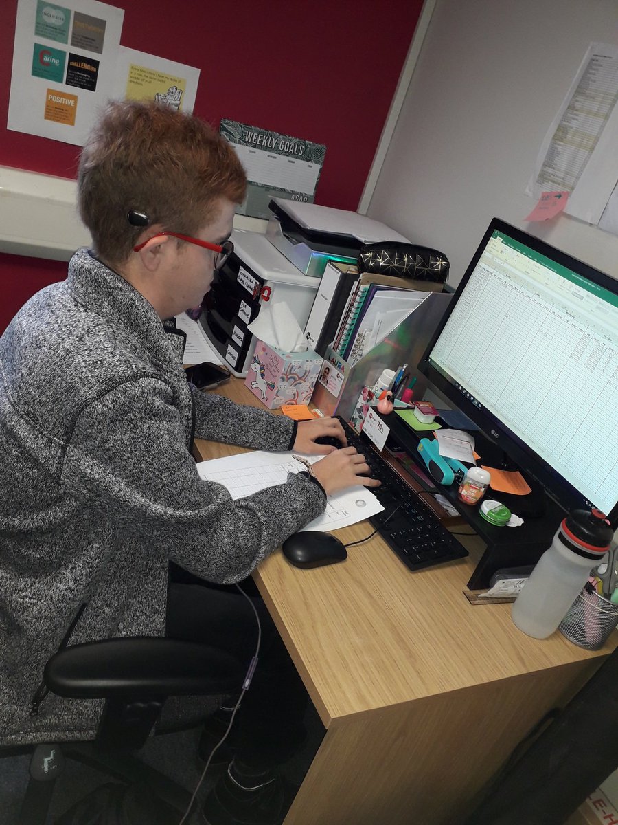 MencapNotts's tweet photo. #LDWorkWeek Our volunteer doing a fab job in the office today https://t.co/TYY9qR8DMQ