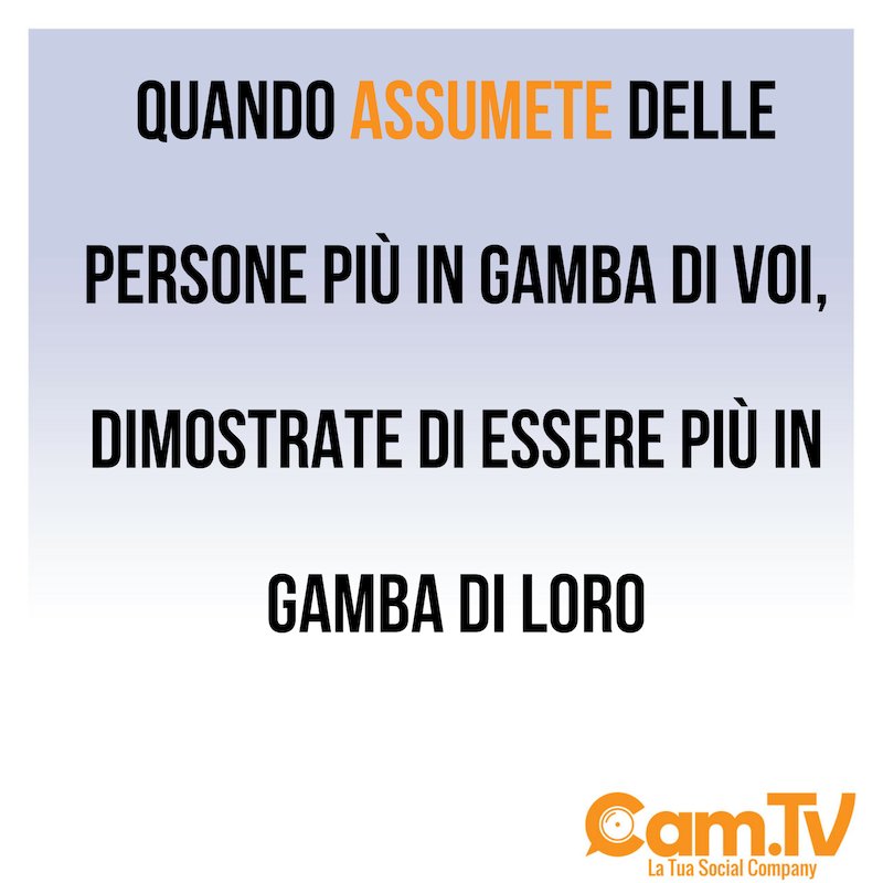 Le tue competenze diventerano la tua nuova rendita: corri assieme a CamTV!
Iscriviti subito 👉 cam.tv 

🚀 GO CAM GO! 🚀

#gocamgo #camtv